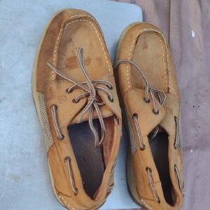 Men's Tan Boat Shoes